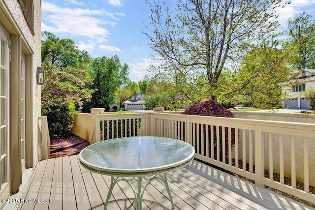 1957 Prestwick Ln, Wilmington, NC 28405 - deck with outdoor dining area