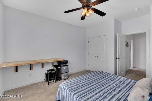 41 S Lamplighters Walk, Hampstead, NC 28443 - carpeted bedroom with baseboards and a ceiling fan