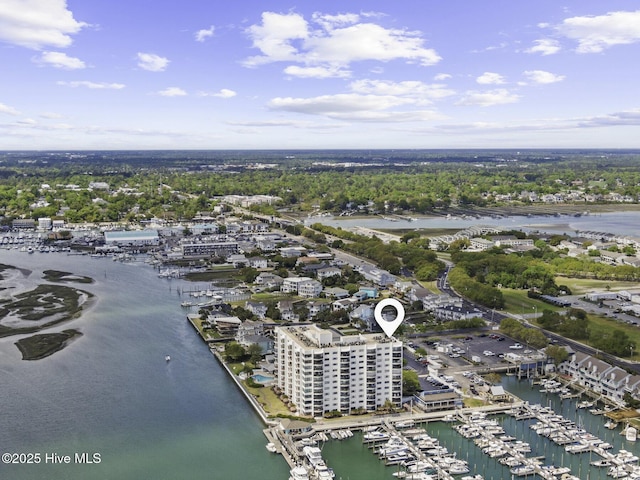 322 Causeway Dr Ste 1001, Wrightsville Beach, NC 28480 - drone / aerial view with a water view
