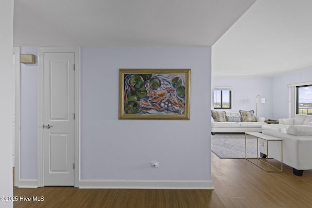 322 Causeway Dr Ste 1001, Wrightsville Beach, NC 28480 - interior space featuring baseboards and wood finished floors