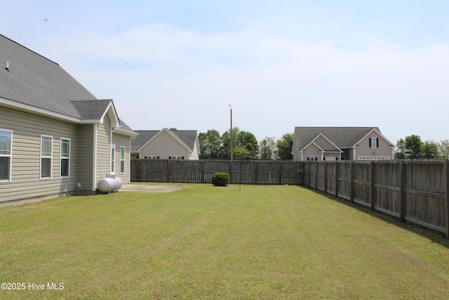 107 Pinyon Ln, Ayden, NC 28513 - view of yard featuring a fenced backyard and a patio
