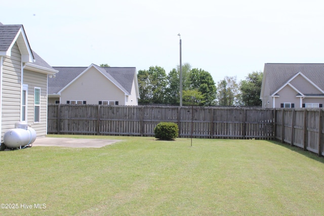 107 Pinyon Ln, Ayden, NC 28513 - view of yard featuring a patio and a fenced backyard