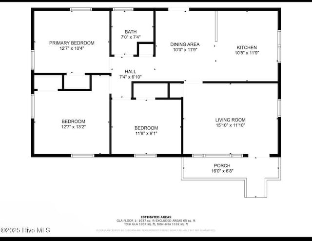 1505 Dover Fort Barnwell Rd, Dover, NC 28526 - room layout