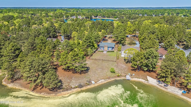 124 Shenandoah Rd E, West End, NC 27376 - view of property location with a forest and a nearby body of water
