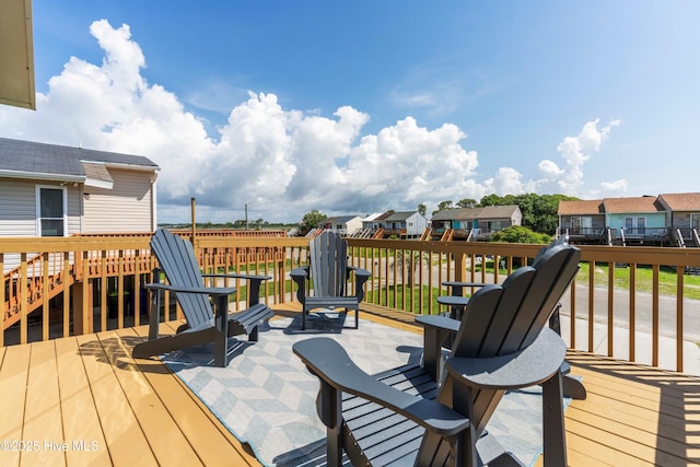231 Sand Piper Dr, North Topsail Beach, NC 28460 - deck with a residential view