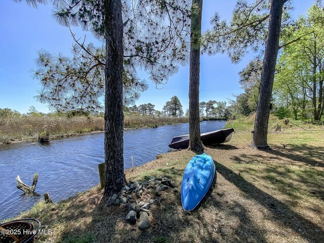 105 Blue Heron Rd, Shiloh, NC 27974 - dock area with a water view