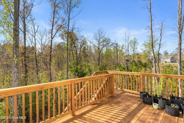 view of deck