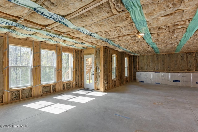 misc room featuring concrete floors