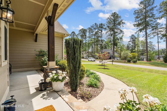 view of patio