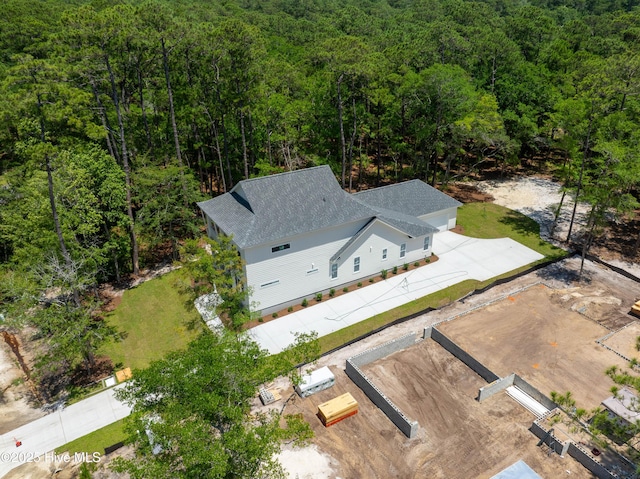 3359 Portside Dr SW, Supply, NC 28462 - aerial view of property and surrounding area with a heavily wooded area