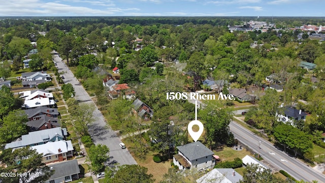 1508 Rhem Ave, New Bern, NC 28560 - birds eye view of property with a residential view
