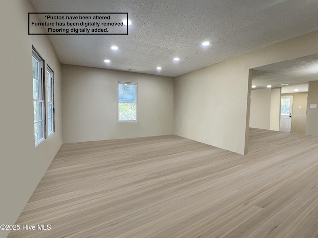 104 W Trent St, Trenton, NC 28585 - unfurnished room with recessed lighting and wood finished floors