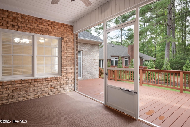 106 Oakmont Cir, New Bern, NC 28562 - unfurnished sunroom featuring healthy amount of natural light