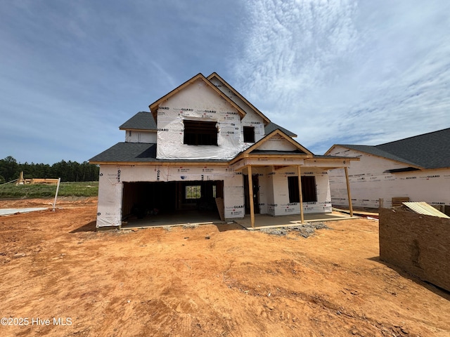512 Grassy Gap Trl Unit 69, Aberdeen, NC 28315 - rear view of property with fence