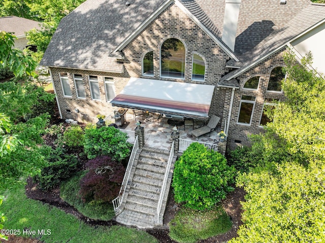 drone / aerial view