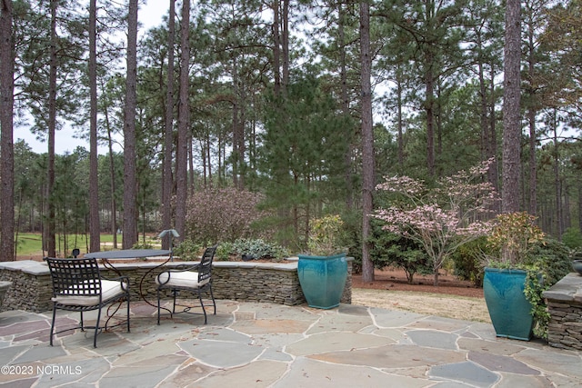 view of patio / terrace with outdoor dining area