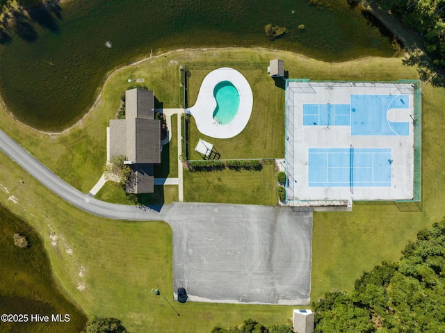 210 Sumter Ct, Havelock, NC 28532 - drone / aerial view of a pool
