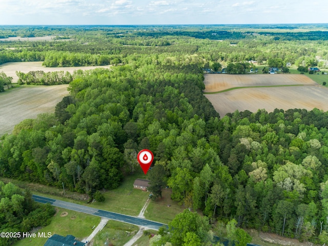 aerial view with a view of trees