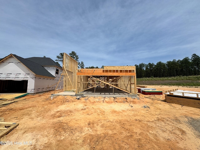 gate featuring a deck