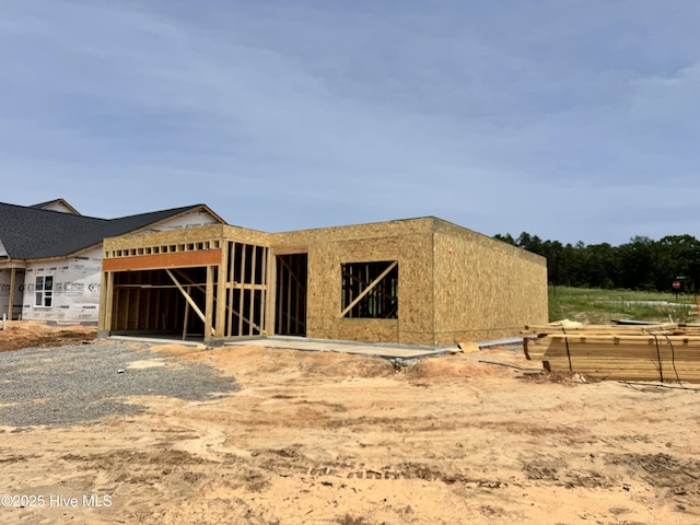 view of horse barn