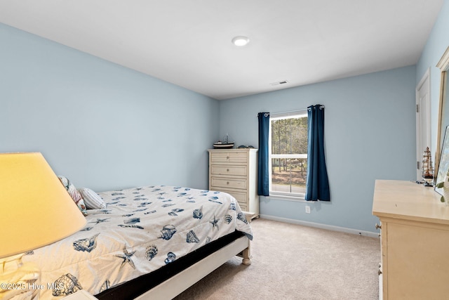 4333 Jones St SW, Shallotte, NC 28470 - bedroom featuring baseboards, visible vents, and light colored carpet