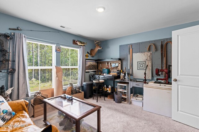 4333 Jones St SW, Shallotte, NC 28470 - living room featuring carpet floors and visible vents