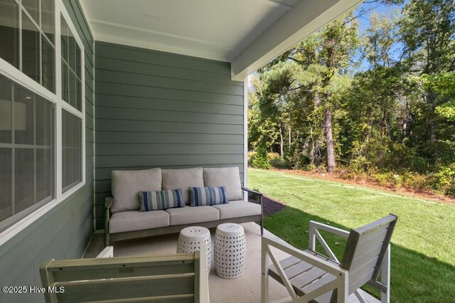 3048 Platinum Cir W, End, NC 27376 - view of patio / terrace featuring outdoor lounge area