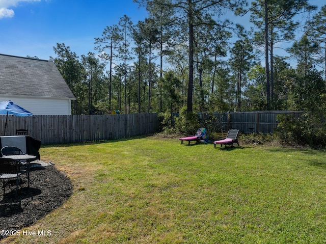1524 Pleasant Hollow Ct SE, Bolivia, NC 28422 - view of yard with a fenced backyard