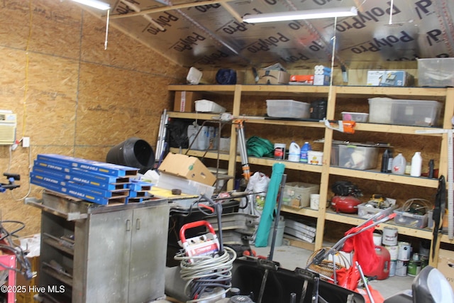 view of storage room