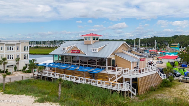 354 Trevally Ct, Southport, NC 28461 - back of property featuring metal roof