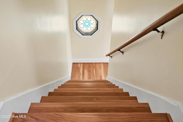 view of stairs