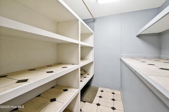 view of storage area