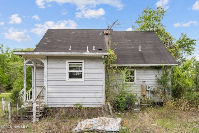 view of rear view of property