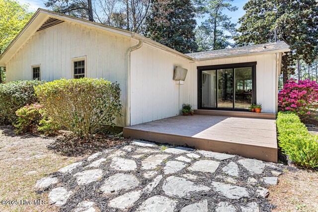 1369 Linden Rd, Aberdeen, NC 28315 - rear view of house featuring a wooden deck