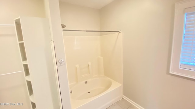3772 Old Maco Rd NE, Leland, NC 28451 - full bathroom featuring tile patterned flooring, baseboards, and bathtub / shower combination