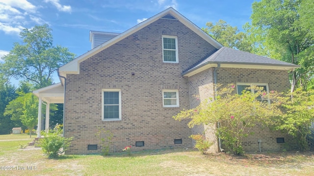 3772 Old Maco Rd NE, Leland, NC 28451 - view of home's exterior with brick siding and crawl space
