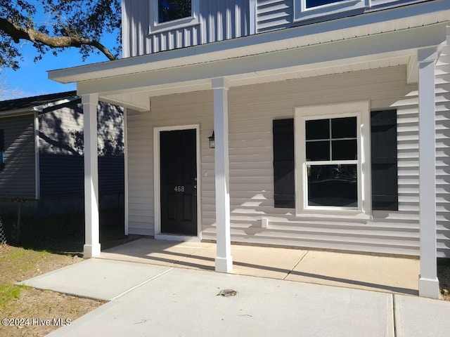 view of exterior entry