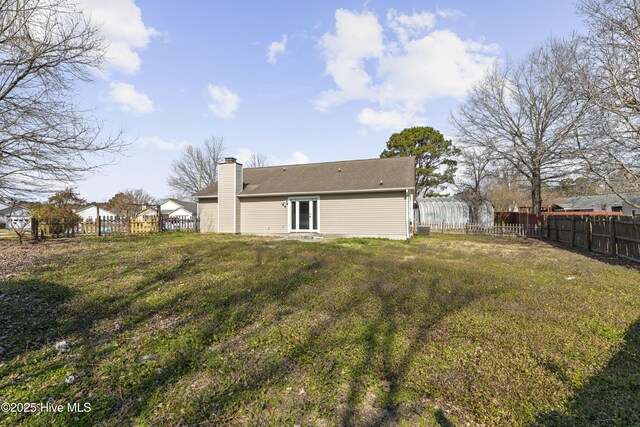 110 Vauhan Ct, Jacksonville, NC 28540 - view of yard with a fenced backyard
