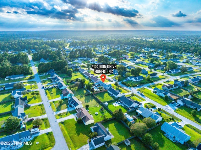 433 Dion Dr, Hubert, NC 28539 - birds eye view of property