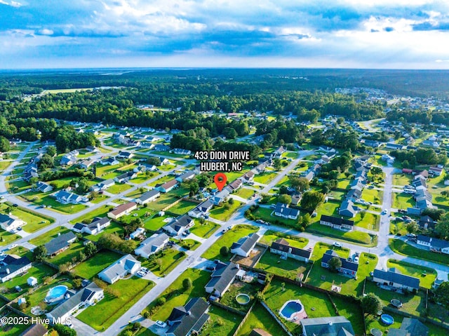 433 Dion Dr, Hubert, NC 28539 - birds eye view of property