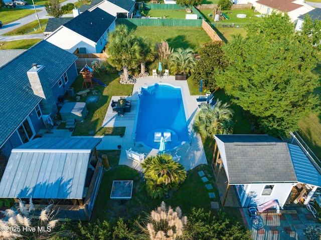 433 Dion Dr, Hubert, NC 28539 - birds eye view of property