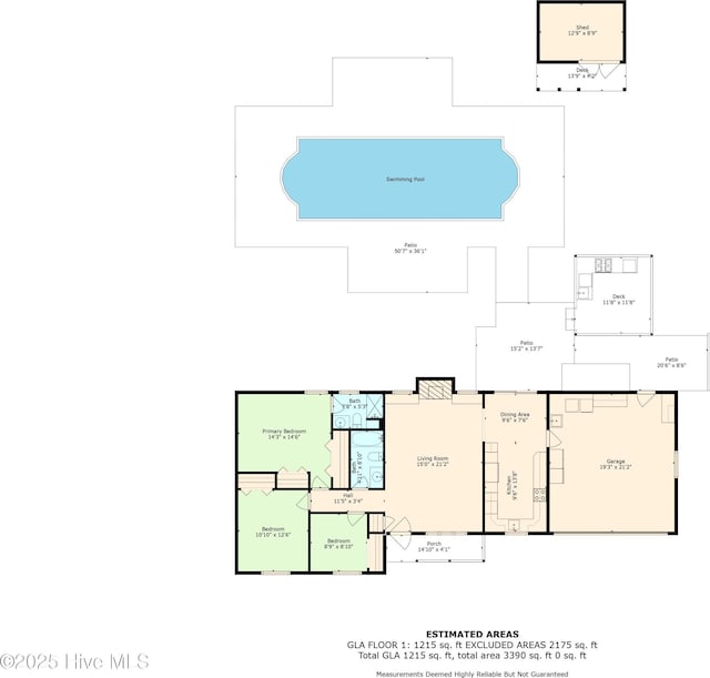 433 Dion Dr, Hubert, NC 28539 - floor plan