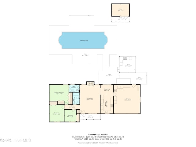 433 Dion Dr, Hubert, NC 28539 - floor plan