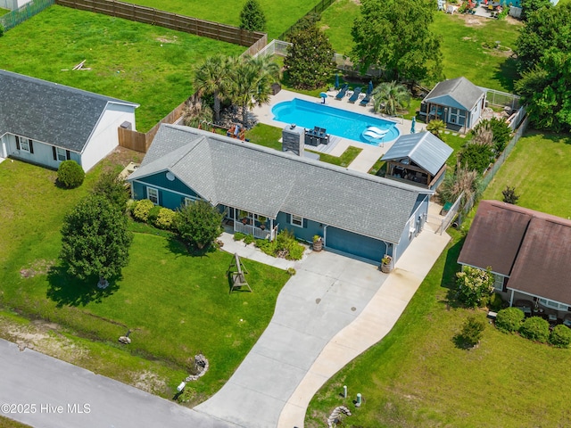 433 Dion Dr, Hubert, NC 28539 - view of subject property with a pool