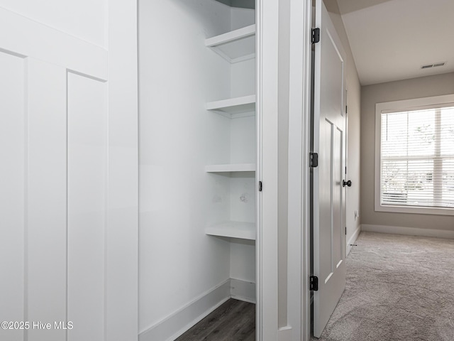closet with visible vents