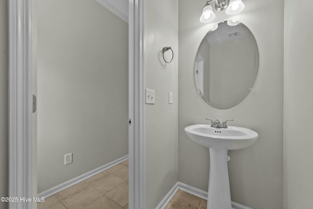307 Cedar Island Trl, Holly Ridge, NC 28445 - bathroom featuring tile patterned floors and baseboards