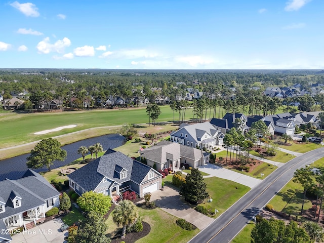3675 W Medinah Ave, Southport, NC 28461 - drone / aerial view featuring view of golf course and a residential view