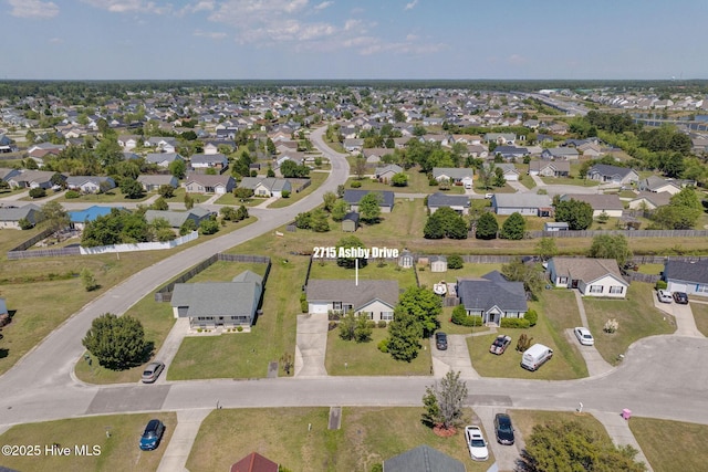 2715 Ashby Dr, Wilmington, NC 28411 - aerial view featuring a residential view