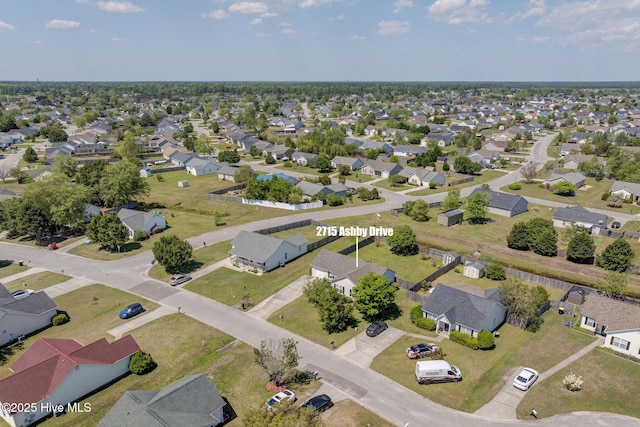2715 Ashby Dr, Wilmington, NC 28411 - drone / aerial view featuring a residential view