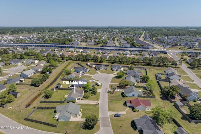 2715 Ashby Dr, Wilmington, NC 28411 - aerial view featuring a residential view